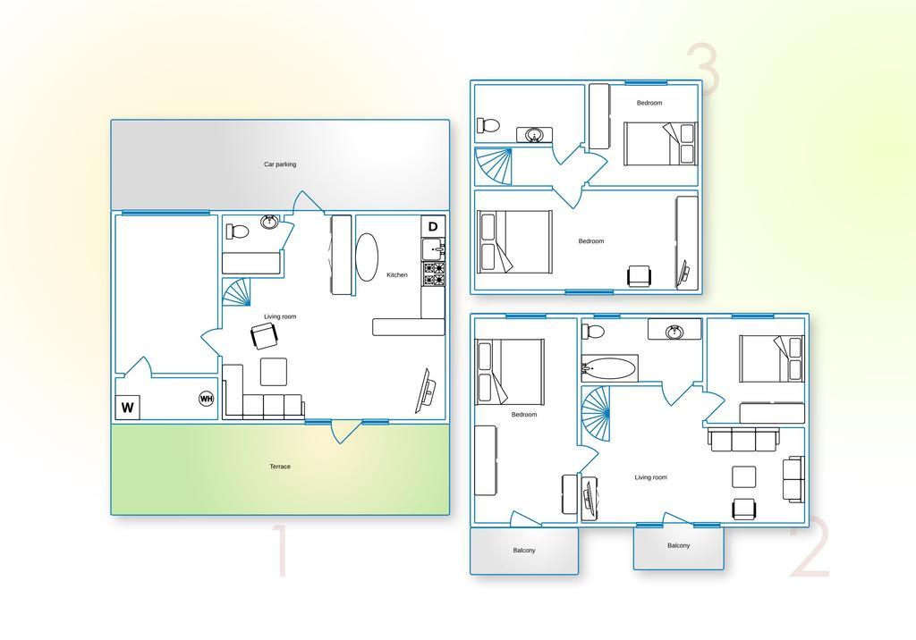 Family Inn Cottage With Terrace بالانغا المظهر الخارجي الصورة
